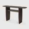 Ethnicraft Dark Wood Medium Console Table PI - OUTLET Ethnicraft Dark Wood Medium Console Table PI - OUTLET