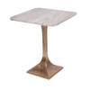 Libra Morchino Marble Side Table 44cm – Square Top, Antique Brass Base Libra Morchino Marble Side Table 44cm – Square Top, Antique Brass Base