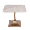 Libra Morchino Marble Side Table 55cm – Square Top, Antique Brass Base Libra Morchino Marble Side Table 55cm – Square Top, Antique Brass Base