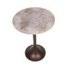 Libra Bosworth Smokey Quartz Side Table 42cm – Round Top, Antique Brass Base Libra Bosworth Smokey Quartz Side Table 42cm – Round Top, Antique Brass Base