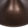 Libra Bosworth Smokey Quartz Side Table 60cm – Round Top, Antique Brass Base