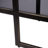 Libra Belvedere Black Console Table – Markino Marble & Glass 140×35.5×78cm