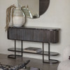 Libra Belvedere Black Console Table – Markino Marble & Glass 140×35.5×78cm