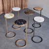 Iota Accent Table – Green Onyx