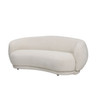 Waverley Curved Mini Sofa – Cream Bouclé