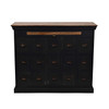 Hoxton II Antique Black Mango 15 Drawer Chest Hoxton II Antique Black Mango 15 Drawer Chest