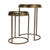 Constellation Map Set of 2 Side Tray Tables, Antique Gold – The Libra Company