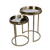 Constellation Map Set of 2 Side Tray Tables, Antique Gold – The Libra Company