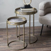 Vienna Antique Gold Atlas Set of 2 Side Tray Tables – The Libra Company Vienna Antique Gold Atlas Set of 2 Side Tray Tables – The Libra Company