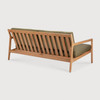 Ethnicraft Teak Outdoor 2 Seat Sofa Jack Green Cushions