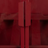 Red Glass Door Wine Cabinet - Mori