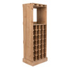 Vintage Wood Wine Rack Cabinet - Claude
