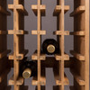 Vintage Wood Wine Rack Cabinet - Claude