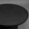 Industrial Modern Black Metal Round Coffee Table Winston