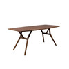 Mid Century Vintage Modern Walnut Dining Table Malaya