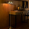 Vintage Brass Floor Lamp Eclipse by Dutchbone