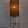Jute String Shade Natural Cylinder Floor Lamp - Kari by Dutchbone