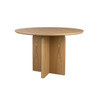 Small Round Dining Table Oak 120 cm - Laurent