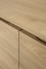 Ethnicraft Low Oak Sideboard TV Media Unit Wave Ethnicraft Low Oak Sideboard TV Media Unit Wave