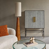 Tivoli Tall Ceramic Floor Lamp Terracotta with Shade