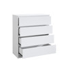 Oslo Chest of 4 Drawers White, Scandi