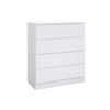 Oslo Chest of 4 Drawers White, Scandi