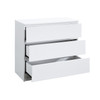 Oslo Chest of 3 Drawers White, Scandi