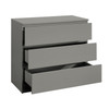 Oslo Chest of 3 Drawers Grey, Scandi