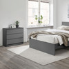Oslo Chest of 3 Drawers Grey, Scandi