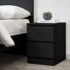 Oslo Bedside Black, Scandi