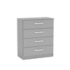 Lynx Chest of 4 Drawers Grey