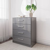 Lynx Chest of 4 Drawers Grey