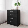Lynx Chest of 4 Drawers Black