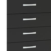 Lynx Chest of 5 Drawers Black