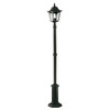 Elstead Chapel Black Outdoor Lamp Post 1 Light