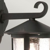 Elstead Hereford Large Black Outdoor Wall Down Lantern