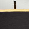 Elstead Atlas Brushed Brass Table Lamp with Black Shade