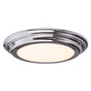 Elstead Welland Polished Chrome LED Flush Ceiling Light