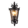 Elstead Baltimore Medium Weathered Bronze Half Lantern