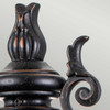 Elstead Baltimore Medium Weathered Bronze Half Lantern