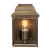 Elstead Victoria Aged Brass Outdoor Wall Lantern