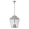 Elstead Mansion House 3 Light Polished Nickel Chain Lantern