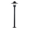 Elstead Klampenborg Black Outdoor Bollard 1 Light