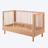 Solid Oak Premium Baby & Toddler Adjustable Cot Bed 70x140cm - Forrest