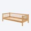 Forrest Natural Solid Oak Rustic Cabin Bed 90x200 cm