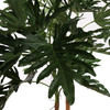 Tall Philodendron Selloum artificial tree with big ruffled tropical leaves