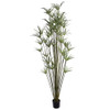 Tall Cyperus grass artificial plant with long slender green blades
