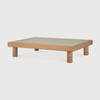Ethnicraft Monocle Outdoor Coffee Table - Grey & Teak