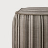 Ethnicraft Zahara Striped Outdoor Pouf - Grey