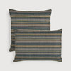 Ethnicraft Zahara Stripes 50 x 50 cm Outdoor Cushion - Blue